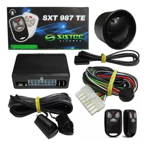 Kit Alarme De Carro Sistec Sxt 987 Te Universal