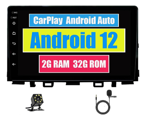 Estéreo P/ Kia Rio 2018-2022 Android Auto Carplay Gps 2+32 G