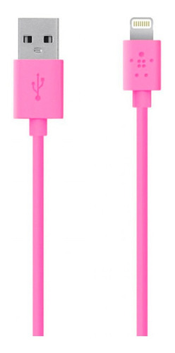 Cable Belkin Lightning Usb 1.2 Mtr Rosado F8j023bt04-pink