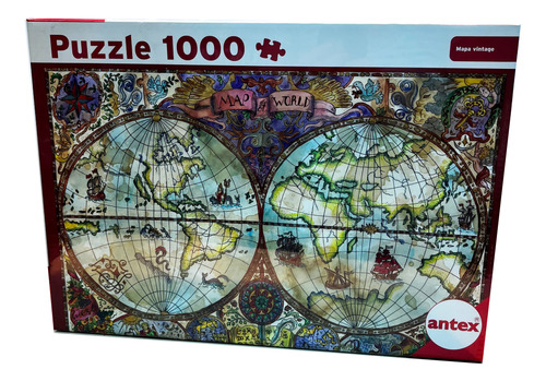 Puzzle 1000p Mapa Antiguo Antex