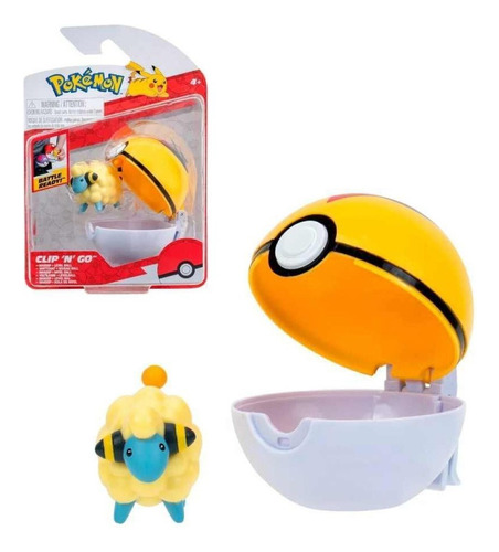 Pokémon Figura Con Pokebola Mareep Art 95057 Lanús