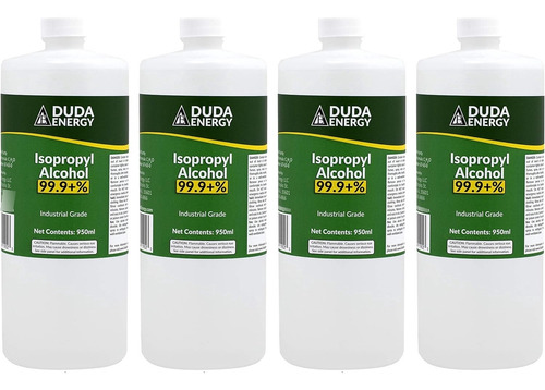 Duda Energy 4 Botellas De 32.1 Fl Oz De Alcohol Isopropílico