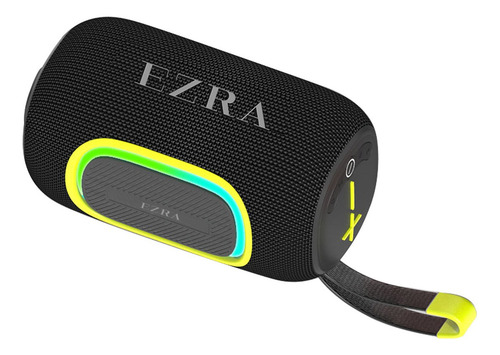 Caixinha De Som Bluetooth Portátil Potente Tws Com Rádio Rgb Cor Preto