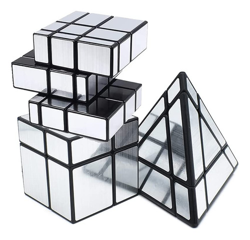 Speed Cube Set De 3 Pack, Mirror Cube Set De 2x2 3x3 Mi...