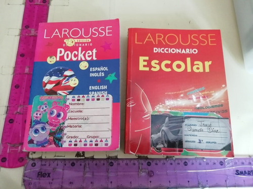 Lote De 2 Diccionarios Larousse