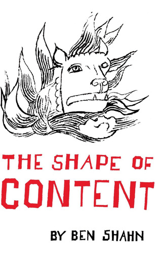 Libro: The Shape Of Content (charles Eliot Norton Lectures (