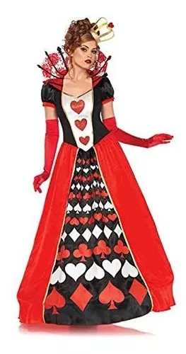 Disfraz Talla Grande Para Mujer De Reina De Corazones