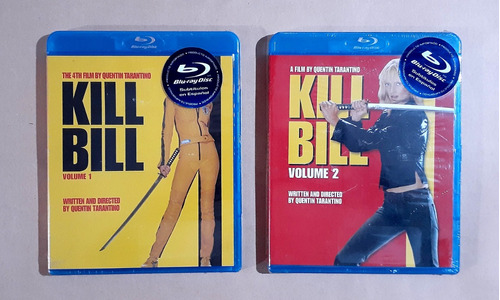 Kill Bill Volume 1 + Volume 2 - Nuevas - Blu-ray Original