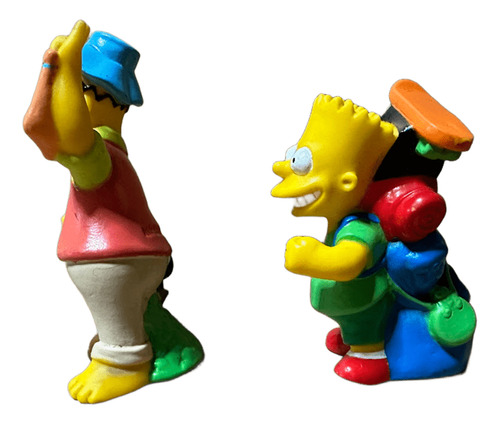 Homero Y Bart Simpson Los Simpson Tcffc Fox 1990 (Usado)