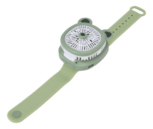 Reloj Portátil Con Ventilador De Dibujos Animados, Carga Usb
