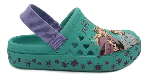 Zueco Niña Ojotas Disney Frozen Livianas Comodas Moda Playa