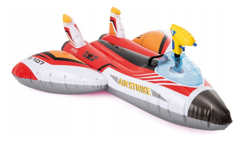 Flotador De Avión Con Pistola De Agua Intex Para Niños