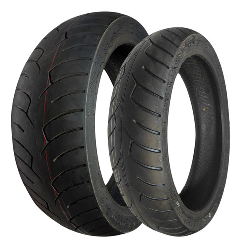 Llantas 120/70-17 + 160/60-17 Mrf Radial Highgrip Dominar40o