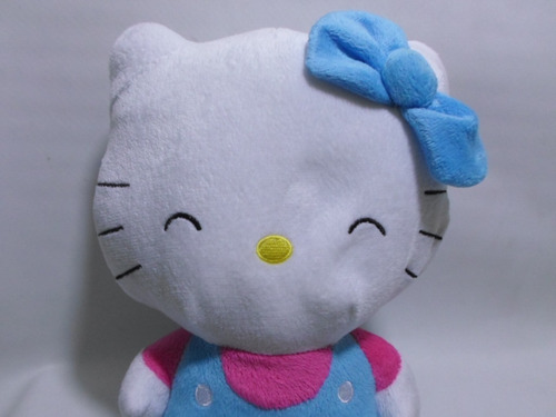 Peluche Original Hello Kitty Mide 27 Cm Marca Sanrio Silbato (Usado)