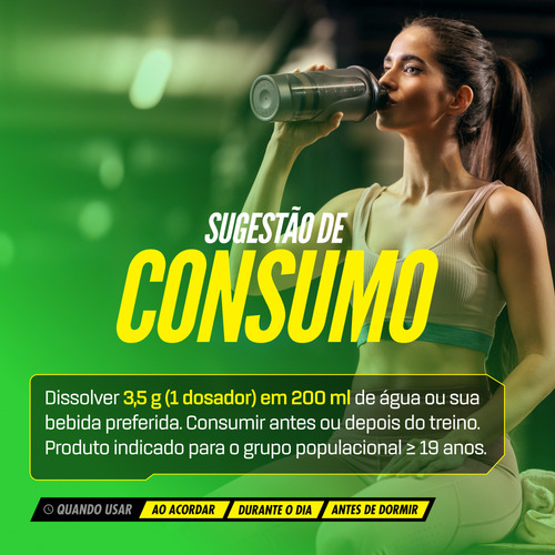 Kit 3x Creatina Juicy - 210g - Iridium Labs Sabor Limão