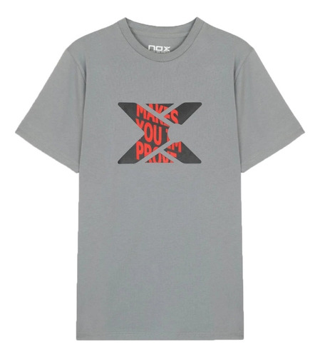 Polera Hombre Nox Padel Casula Gris Original