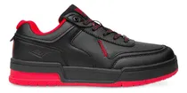 Comprar Tenis Everlast Casual Negros Con Rojo Mskt-1005 Hombre 