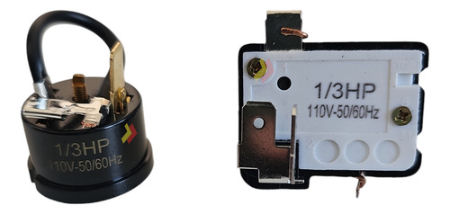 Relay O Rele De 1/3 Con Protector 1/3 Para Refrigeracion