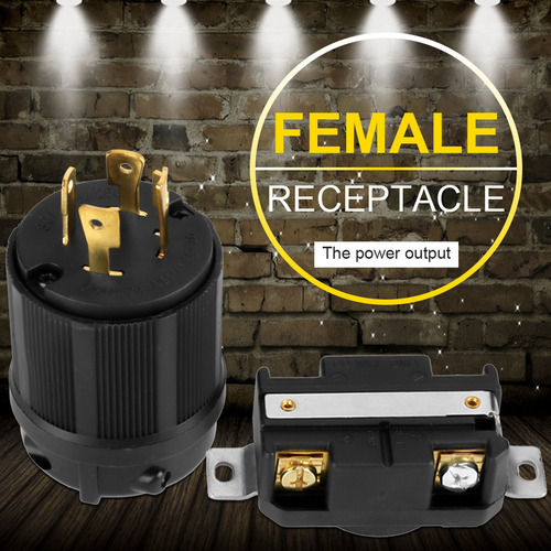 Y Receptáculo Hembra De 4 Pines Nema L14-30 Generator Rv Ac