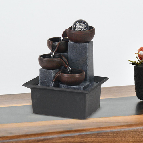Fonte De Mesa Meditação Relaxante Quarto Fonte Cachoeira