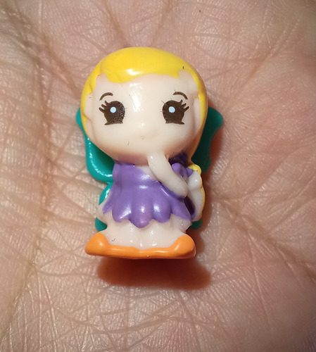 Mini Figura Squinkies Hada Alas Verdes (Usado)