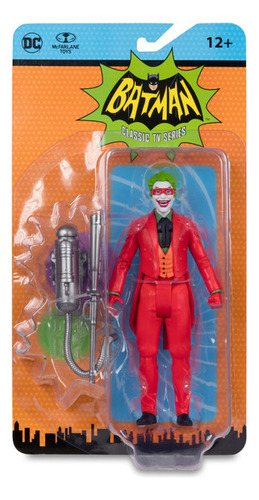 Muñeco The Joker Mask Batman Classic Tv Series '66 Mcfarlane