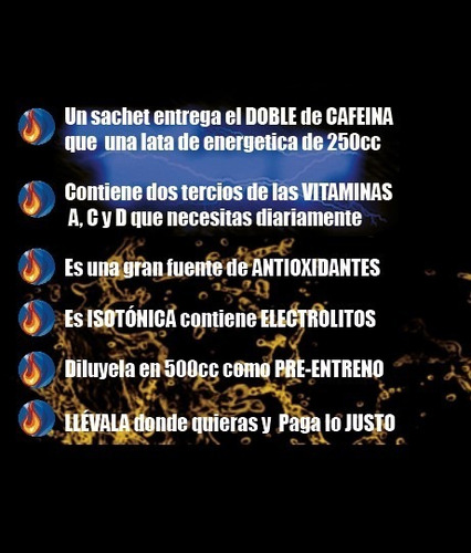 30 Bebidas Enérgicas 180mg Cafeína 500mg Taurina Vitaminas