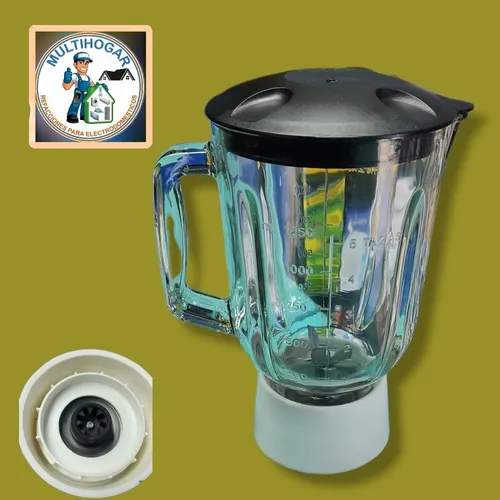 Vaso Completo De Vidrio Para Licuadora Man Env. Inmediato