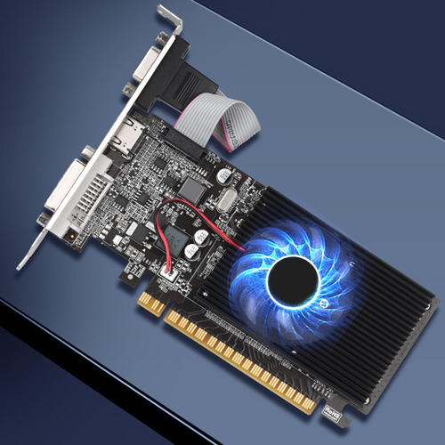 Placa Gráfica Gt210 1g Com Porta Dvi Vga Para Placa