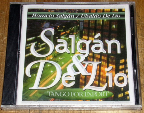 Salgan & De Lio Tango For Export Cd Nuevo Kktus