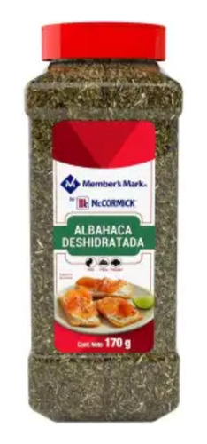 Albahaca Deshidratada Mccormick 170 G