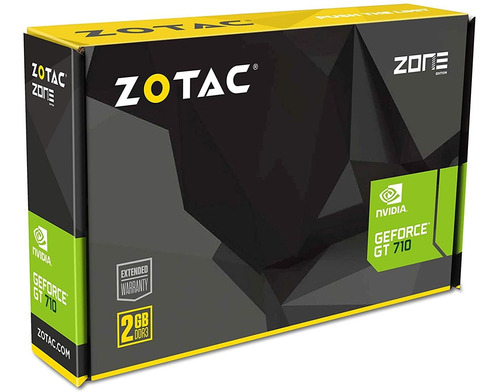 Placa De Video Zotac Geforce Gt 710 Ddr3 Pci-e2.0 Hdmi Vga