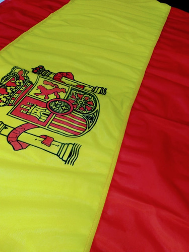 Bandera España Con Logo 90 X 150 Cm  Oficial - Reforzada 
