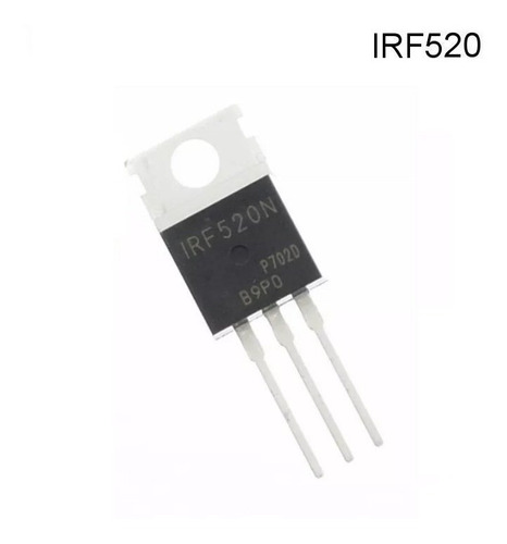 Transistor Mosfet Irf520, Canal N, 9.2a, 100v, To-220
