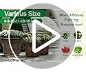Maceta Con 4 Jardineras De 11 Pulgadas, Maceta De Plástico P
