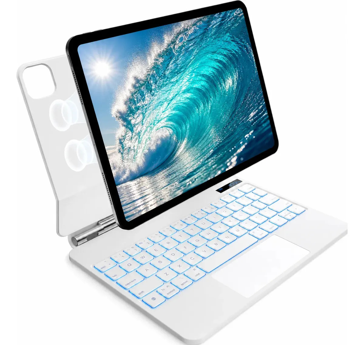 Magic Keyboard Flutuante TASSOS TM002 Touchpad iPad 10a A16