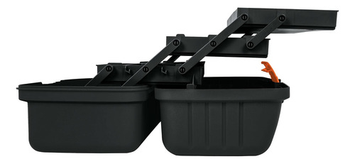 Caja Para Pesca Y Organizador Compartimentos Negro