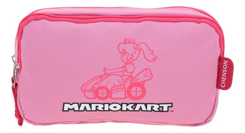 Kit Mochila+lonchera+lapicera Mario Bros Peach Gogo 2025 Rosa Liso