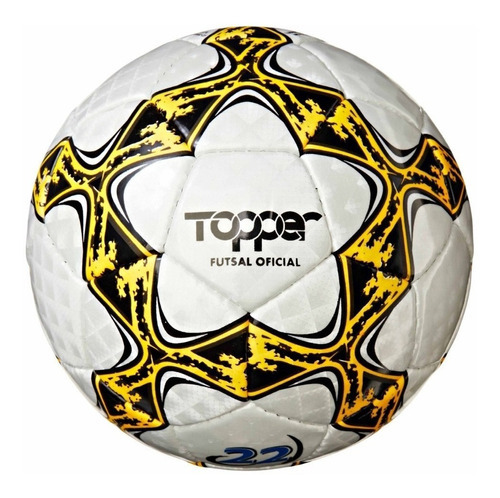 Bola De Futsal Costurada Champion Slick 22 Topper