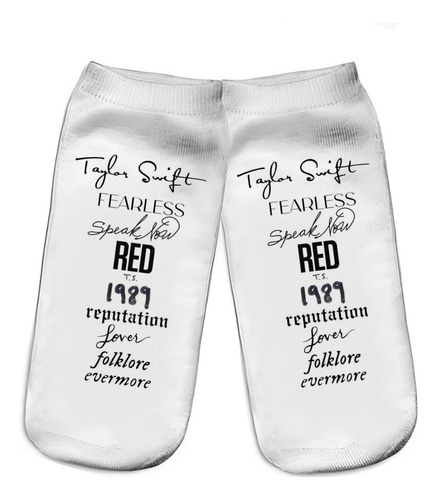 Medias Tobilleras Taylor Swift Swiftie The Eras Tour Mt003