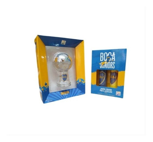 Imagen 1 de 5 de Perfume Boca Juniors Oficial + Jabón Liquido Pinta Azulejos