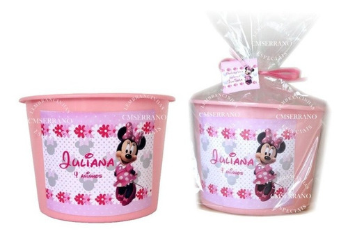 Imagem 8 de 9 de 15 Lembrancinha Convite Balde Pipoca Personalizado Embalagem