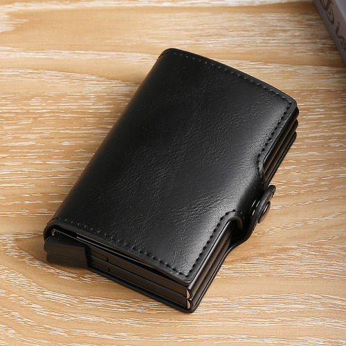Cartera Elástica Automática De Doble Capa Con Múltiples Tarj
