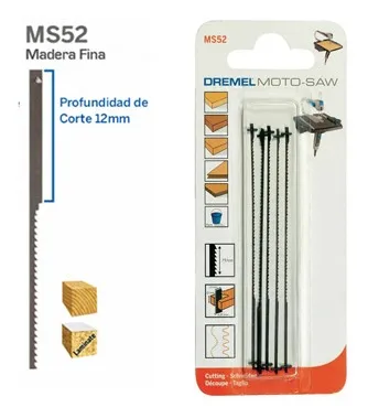 Kit De Segueta Para Madera Dremel Ms52 5 Piezas Cuotas sin inter s