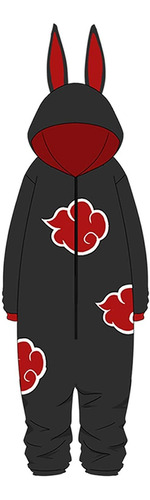 Naruto Cosplay, Pijama Akatsuki, Unisex, Disfraz De Una Sola