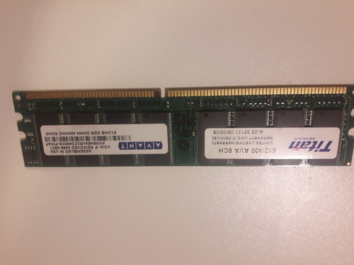 Memoria Titan 512mb 400mhz