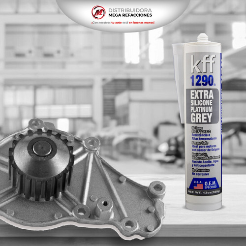 12 Silicones Kff-1290 Extra Platinum Grey, 368gr.