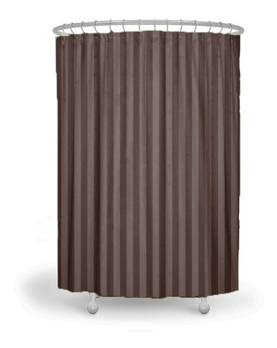 Imagen 1 de 9 de Cortina Baño Tela Teflon Antihongos Con Ganchos Impermeable