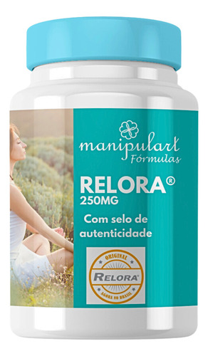 Relora 250mg Ans Natural Com Selo Autêntico 60 Cáps Infinity Sabor Sem Sabor