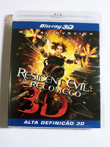 Bluray Resident Evil: Recomeço / 3d